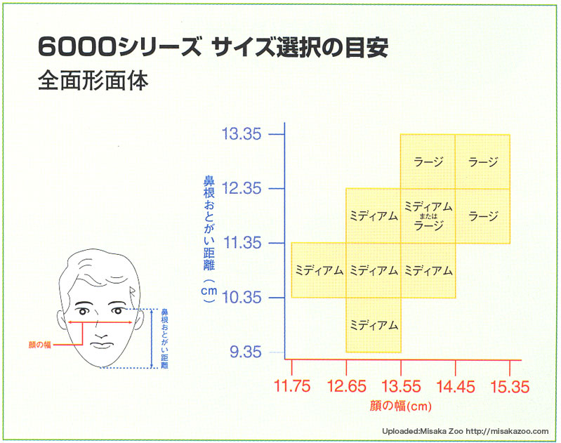 3M6000V[YSʌ`ʑ́@TCYI̖ڈ