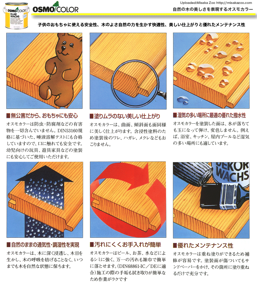 OSMO オスモカラー　子供の木製おもちゃにも使える塗料: 工具と材料の専門店Misaka Zoo!